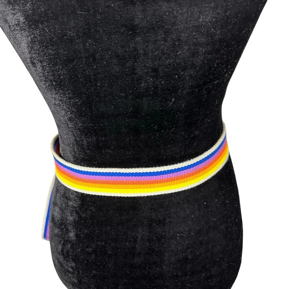 Fila Rainbow Buckle Canvas Belt One Size